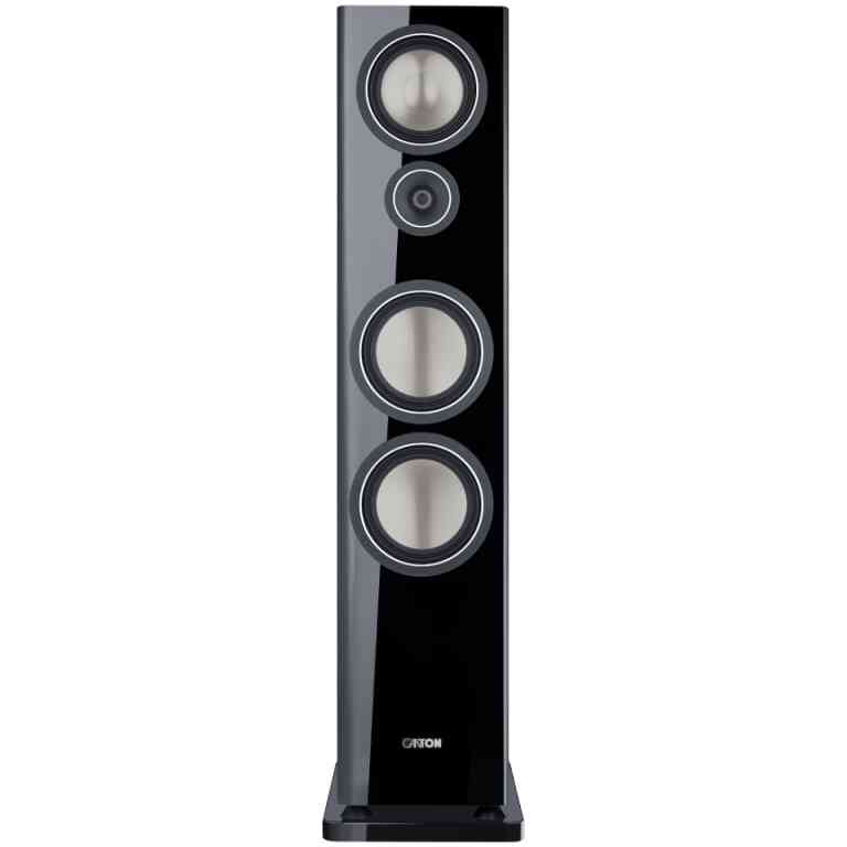 Canton Townus 100 Floorstanding Speakers Pair - Black High-Gloss