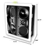 Definitive Technology UIW RSS II Reference in-Ceiling/in-Wall Bipolar Loudspeaker