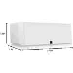 SVS Ultra Evolution Center Speaker - Piano Gloss White