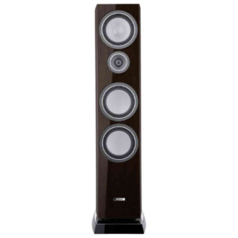 Canton Vento 80 Floorstanding Speakers Pair - Walnut Dark High-Gloss