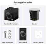 Arylic 3" 60W Coaxial HD In-ceiling Speaker with Silver Grill