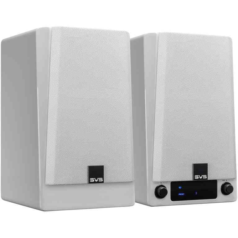 SVS Prime Wireless Speaker System Pair - Piano White Gloss