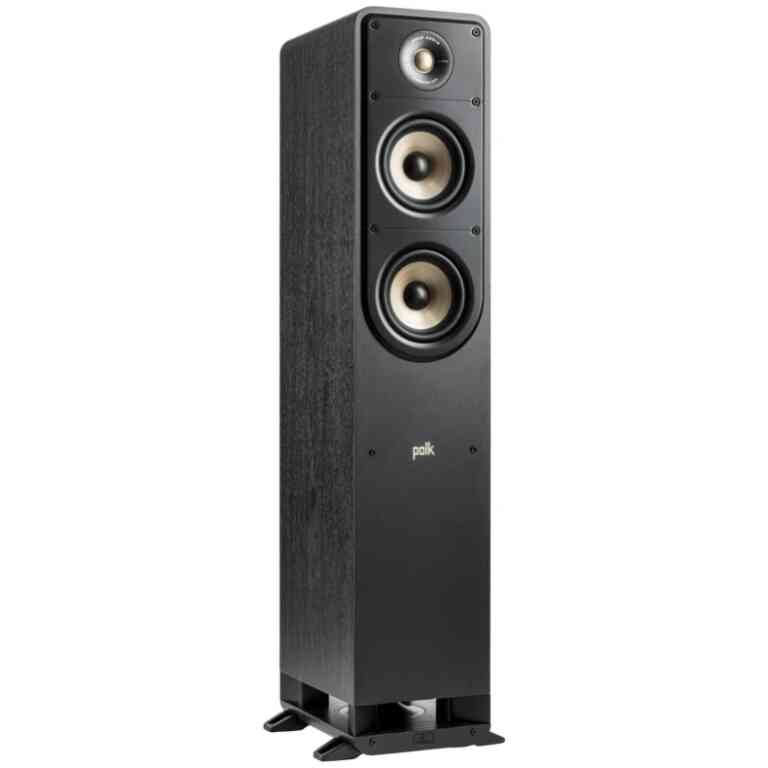 Polk Audio SIGS50ELBK Signature Elite ES50 Premium Floorstanding Speakers Pair - Black