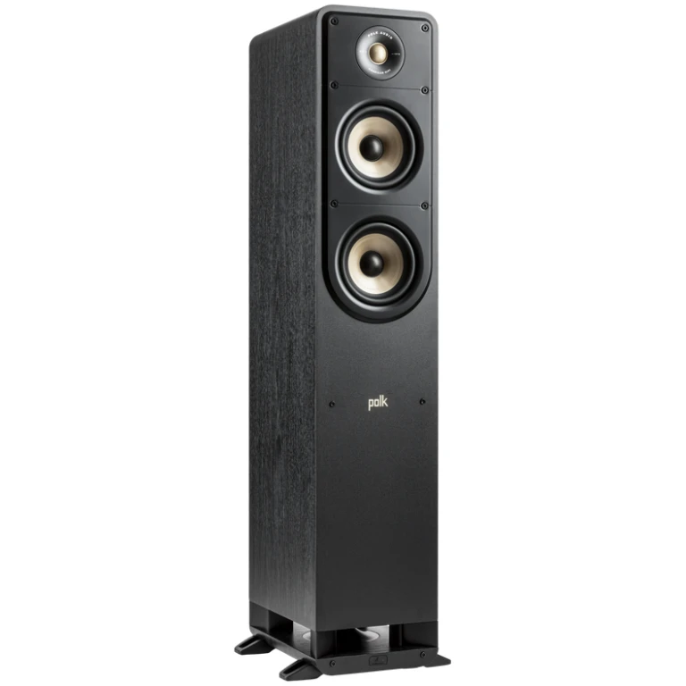 Polk Audio SIGS50ELBK Signature Elite ES50 Premium Floorstanding Speakers Pair – Black
