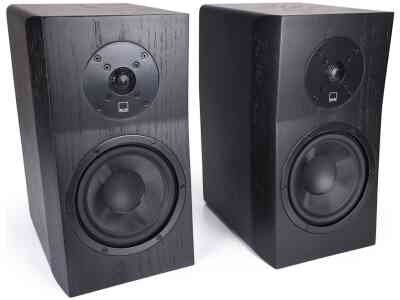 SVS Ultra Evolution Bookshelf Pair - Black Oak