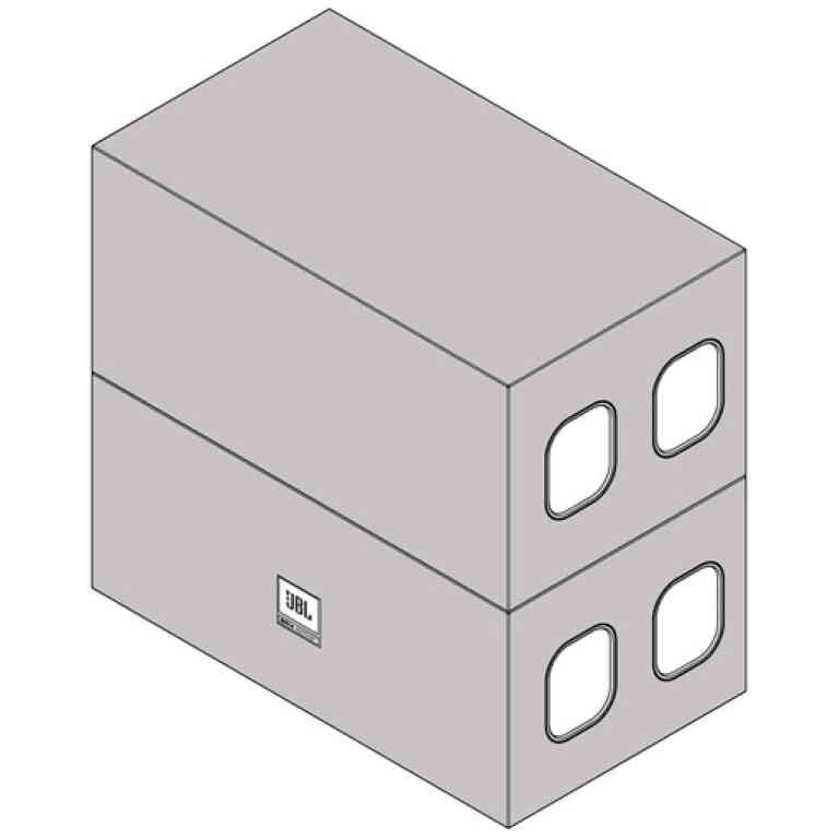 JBL Heavy duty soft cover for SRX928S stacks, Covers two or three SRX928S enclosures
