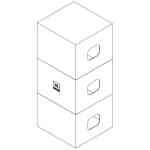 JBL Heavy duty soft cover for SRX918S/SRX918SF, covers two or three enclosures.