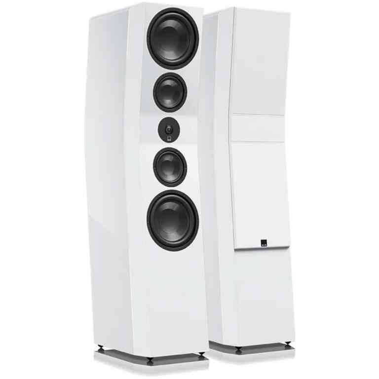 SVS Ultra Evolution Pinnacle Floorstanding Speakers Pair - Piano Gloss White