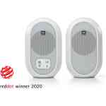 JBL 104-BT Compact Desktop Reference Monitors with Bluetooth - White