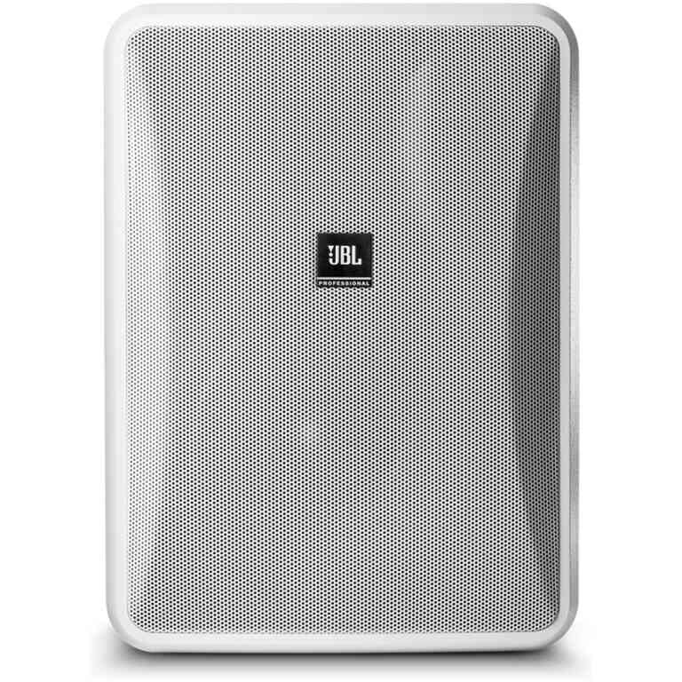 JBL Control 28-1L-WH High-Output 8-Ohm Indoor/Outdoor Background/Foreground Speaker - White