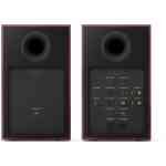 KEF Coda W Wireless HiFi Speaker Set - Wintage Burgendy