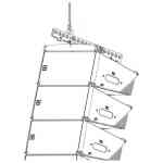 JBL P3607MX Array Frame for SRX906LA, support for up to (16) cabinets