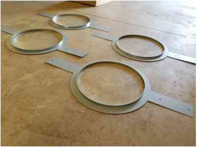 JBL 6 x Mud Ring Brackets for Control 447C/T and 447LP