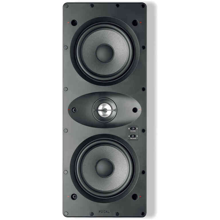 Focal 100 IWLCR5 D'appolito 2-Way Wall-Mounted Integrated Loudspeaker - White