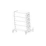 JBL VTX A12 VT GND Vertical Transporter Ground Stack