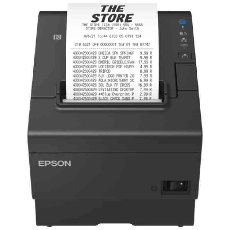 Epson TM-T88VII (112) USB 2.0 Type A, USB 2.0 Type B, Ethernet interface POS Receipt Printer