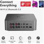 WiiM Ultra Music Streamer & Digital Preamp 3.5" Touchscreen, Compatible with Google Cast & Alexa - Grey