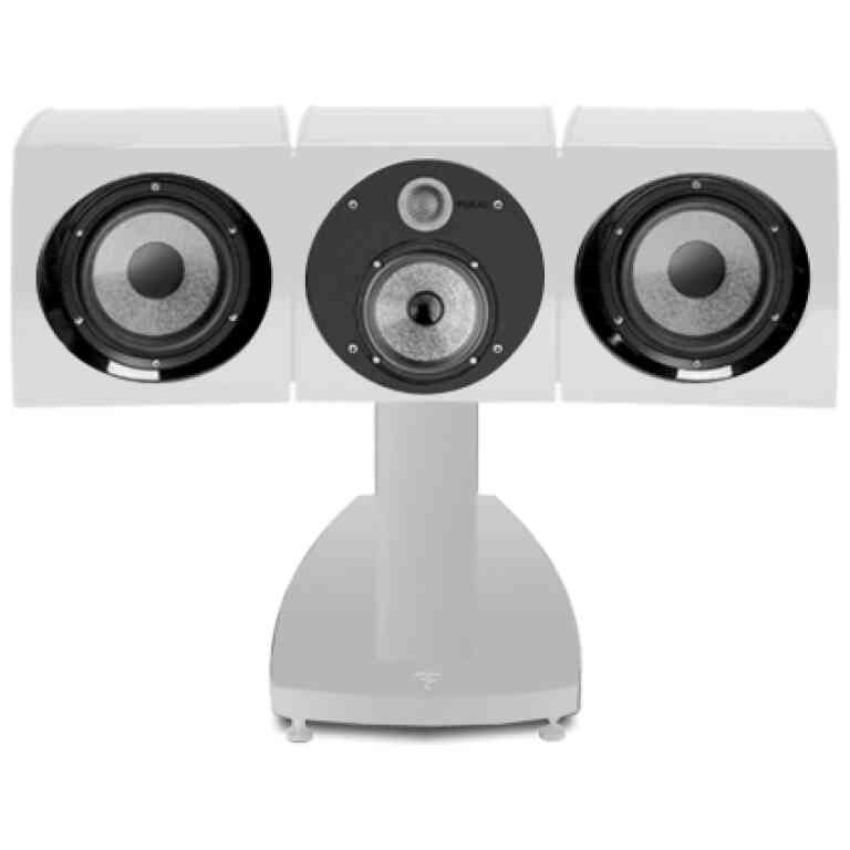 Focal Viva Center Utopia Colour Evo 3-way Loudspeaker - White Carrara Lacquer