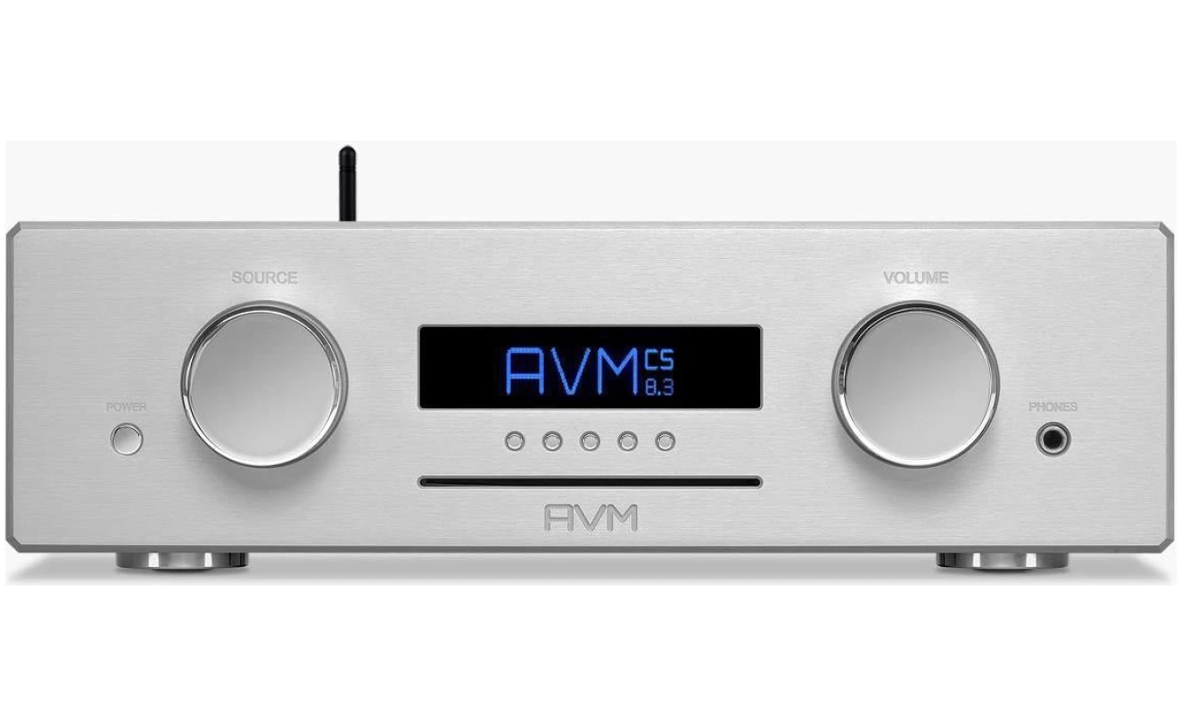 AVM Ovation CS 8.3 CD-Receiver with Streaming - Silver/Black