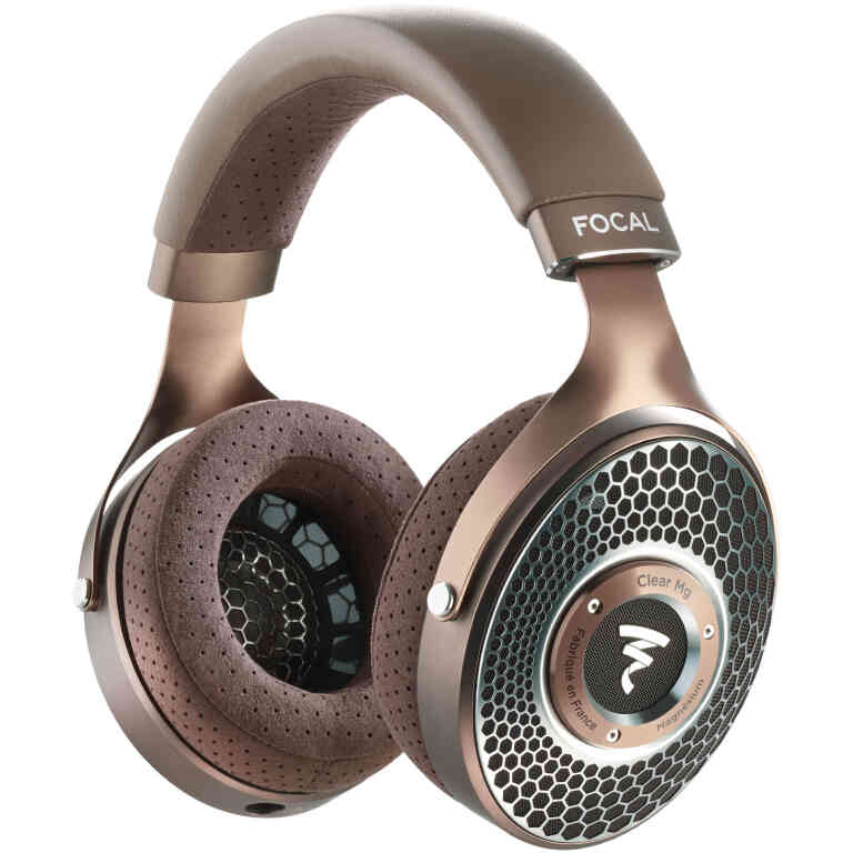 Focal Clear MG Open-Back Hi-Fi Headphones For the Home - Brown