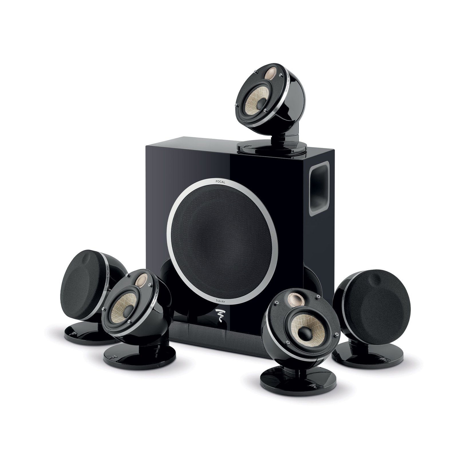 Focal Dome Flax Pack 5.1 Home Cinema System - Black Focal Dome Flax Pack 5.1 Home Cinema System - Black