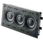 Focal 1000 IWSUB Utopia In-Wall Passive Closed Subwoofer - Black