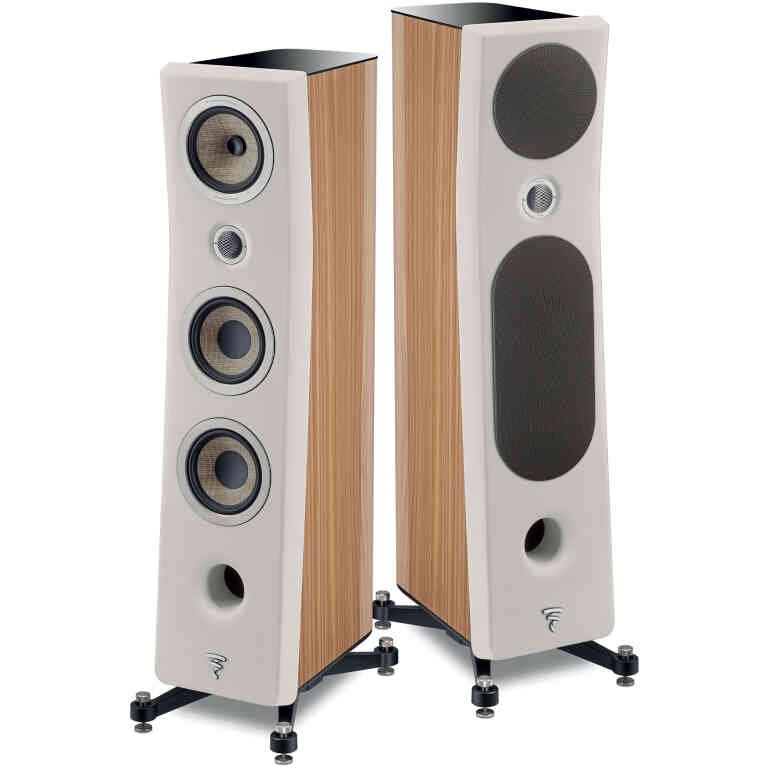 Focal Kanta N2 3-way Floorstanding Speaker - Walnut HG Ivory Mat