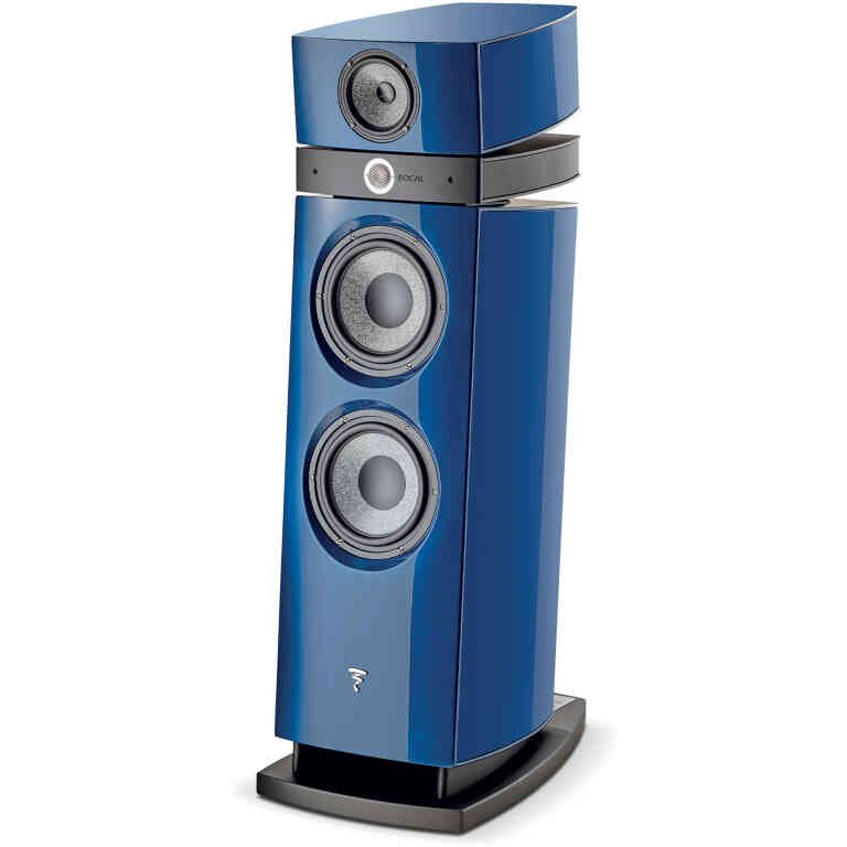 Focal Grande Utopia EM Evo 4-way Floorstanding Speaker - Metallic Blue Lacquer