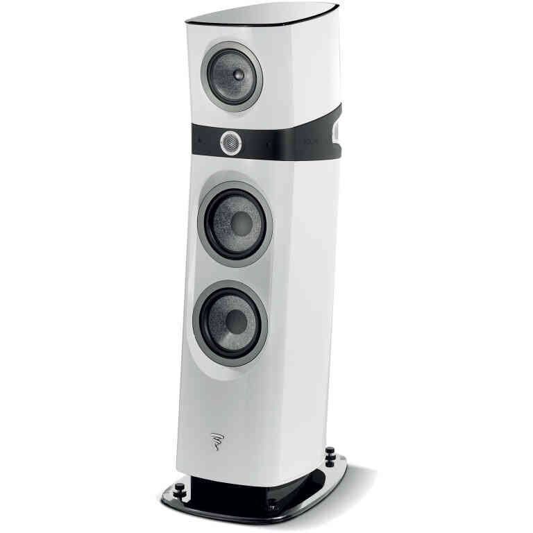 Focal Sopra N3 3-Way Floorstanding Speaker - White Carraca