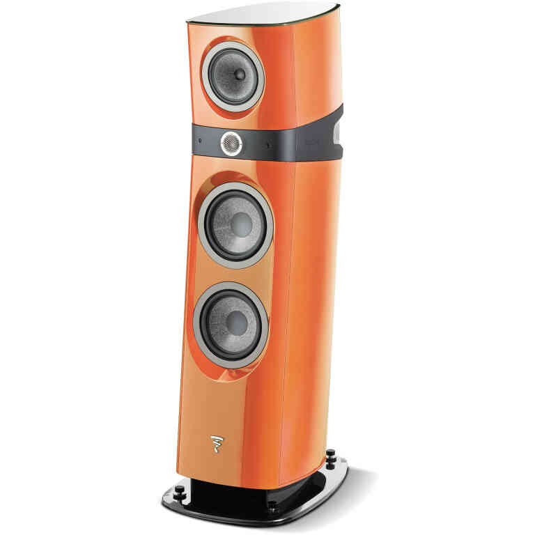Focal Sopra N3 3-Way Floorstanding Speaker - Orange LQ HG