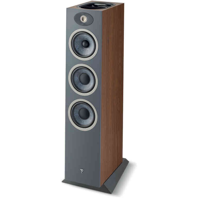 Focal Theva N3-D Dolby Atmos 3-Way Floorstanding Speaker - Dark Wood