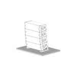 JBL VTX-A12-BP Base Plate for Stacking A12 Over B28 Subwoofers