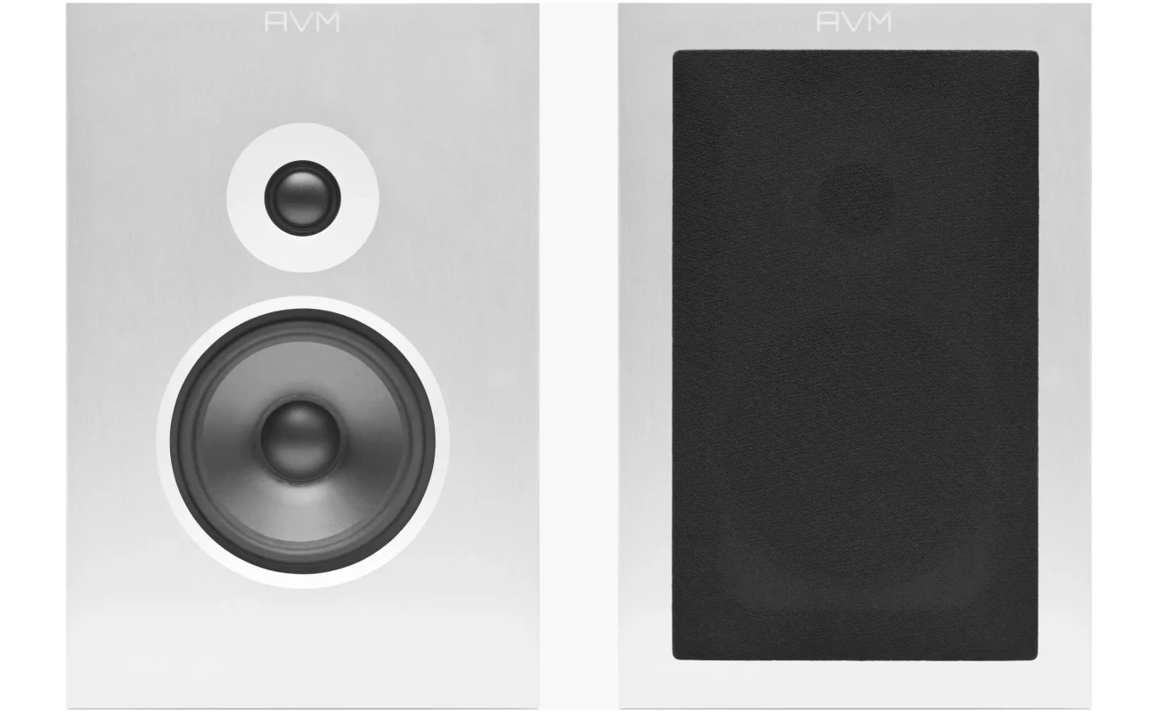 AVM CB 2.3 Compact Bookshelf Speaker - Silver/Aluminium