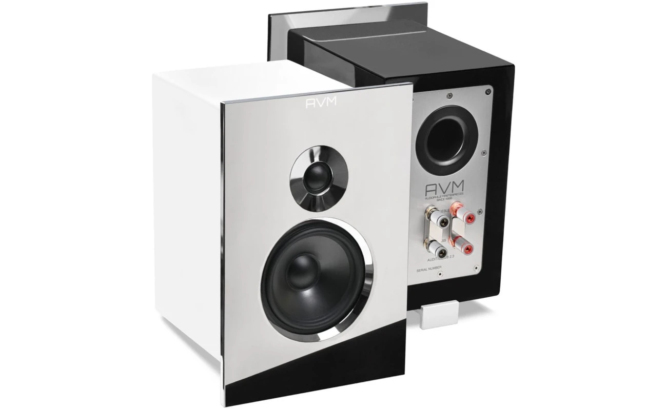 AVM CB 2.3 Compact Bookshelf Speaker - Cellini Chrome