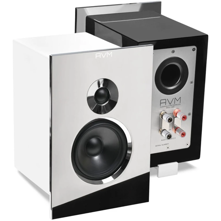 AVM CB 2.3 Compact Bookshelf Speaker - Cellini Chrome