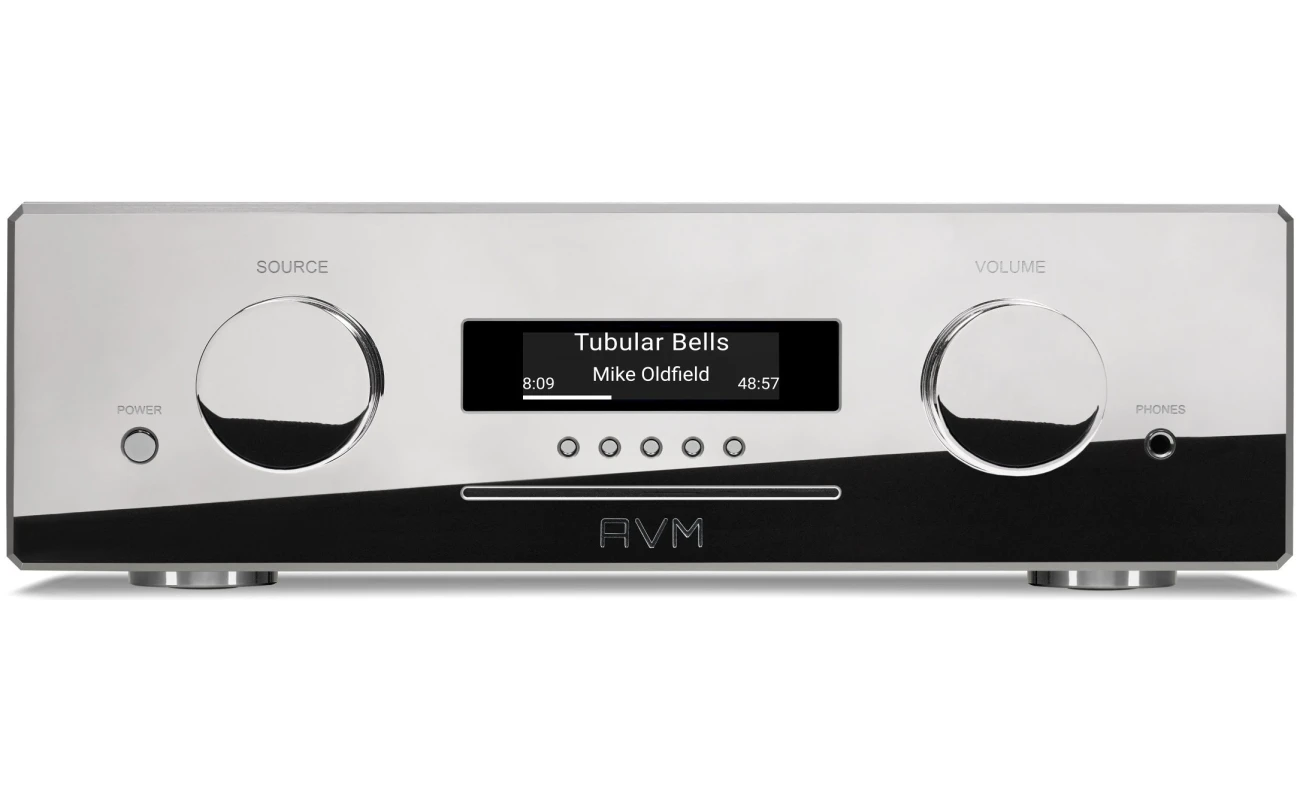 AVM Ovation CS 8.3 CD-Receiver with Streaming - Cellini chrome