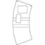 JBL VTX A8 VT CVR Heavy-duty soft cover for VTX A8