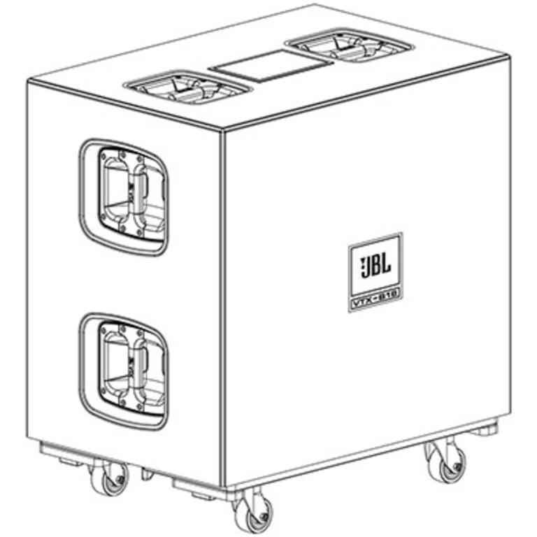 JBL VTX B18 ACC Accessory Cover & Castorboard