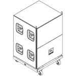 JBL VTX B18 VT CVR Heavy-duty soft cover for VTX B18 enclosures