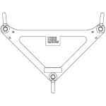 JBL VTX DELTA High-quality universal delta plate