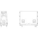 JBL VTX S28 ACC Accessory Cover and Castorboard