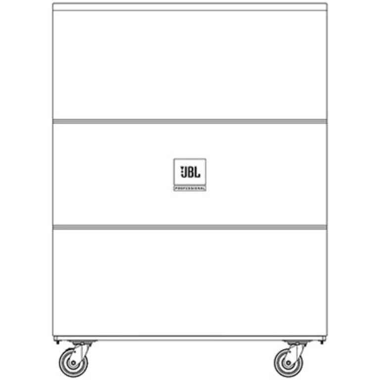 JBL VTX S28 VT CVR cover for 3x VTX V28 enclosures