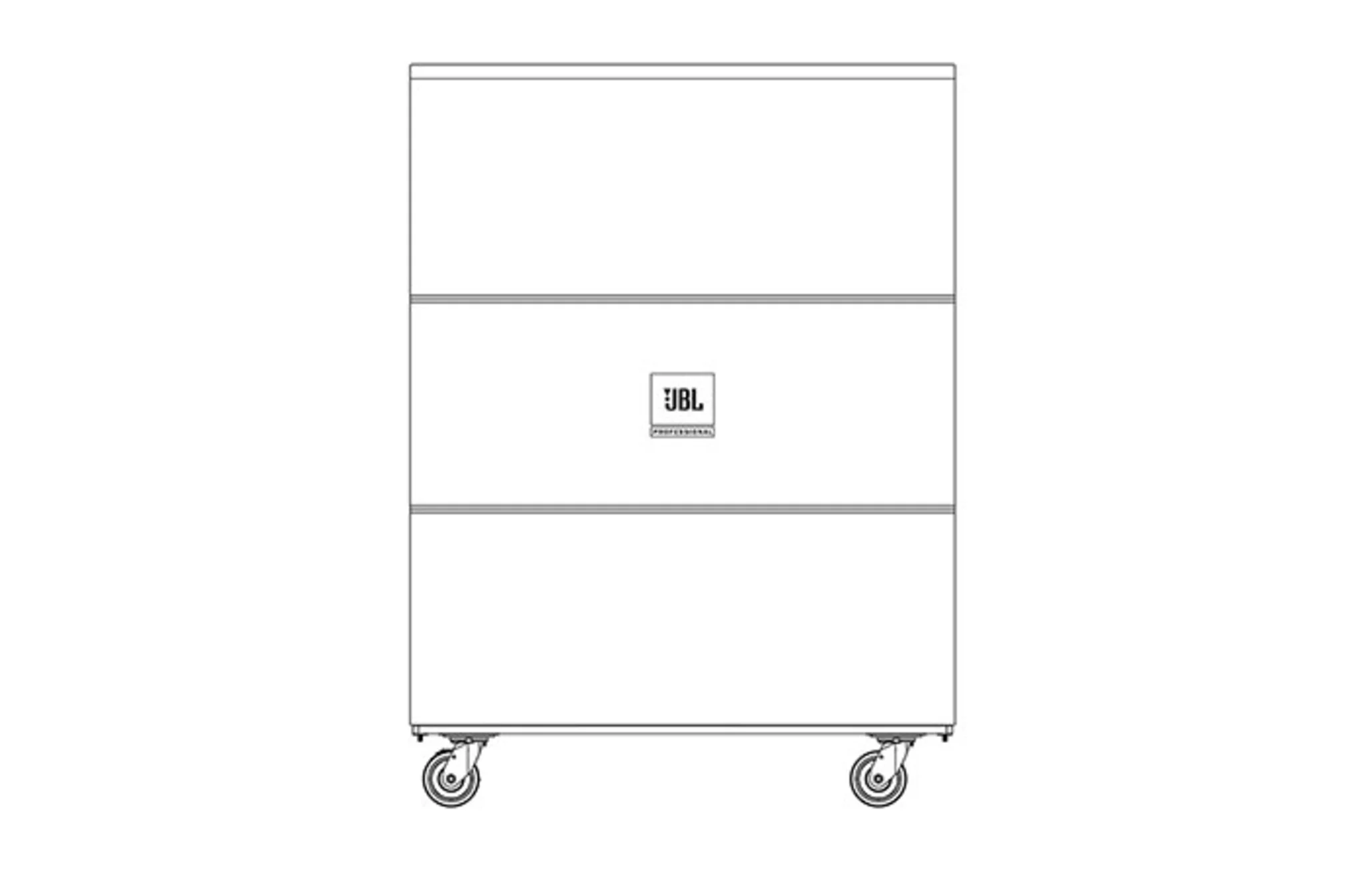 JBL VTX S28 VT CVR cover for 3x VTX V28 enclosures JBL VTX S28 VT CVR cover for 3x VTX V28 enclosures