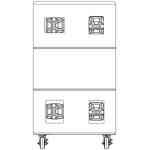 JBL VTX S28 VT CVR cover for 3x VTX V28 enclosures JBL VTX S28 VT CVR cover for 3x VTX V28 enclosures