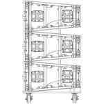 JBL VTX S28 VTC Vertical Transporter