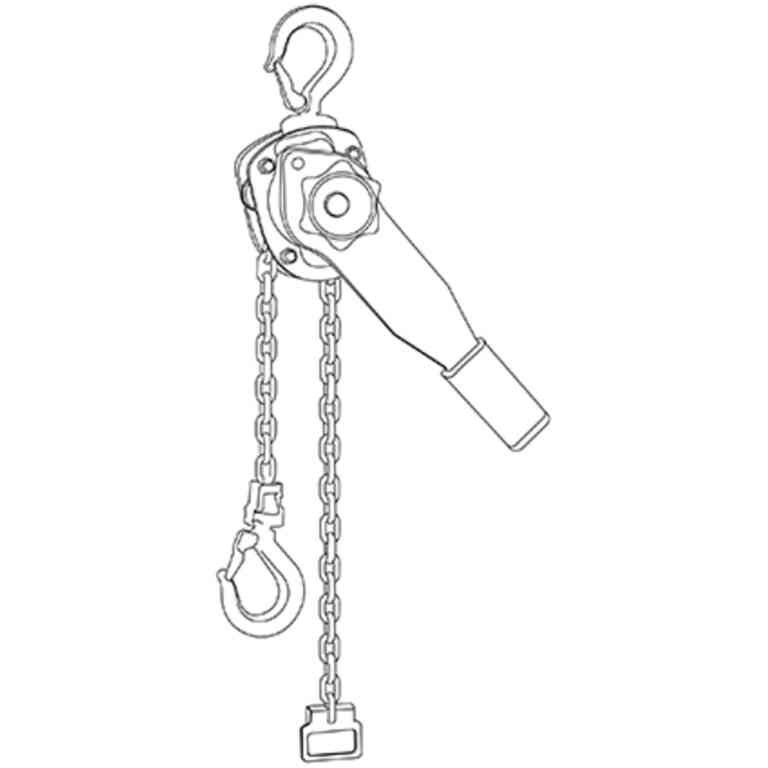 JBL VTX V20 LH Factory-approved manual lever hoist for compression of VTX V20 systems