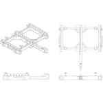 JBL VTX V25 AF EB Array Frame for deploying VTX V25 series