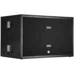 RCF SUB 8006-AS 5000W Dual 18" High-Power Active Subwoofer - Black