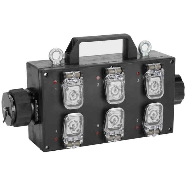 RCF CBL LKS 19 BREAKOUT Weatherproof Power Box