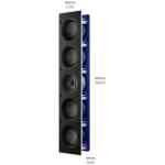 KEF Ci3120QLM-THX Architectural Certified Select In-Wall Speaker with MAT